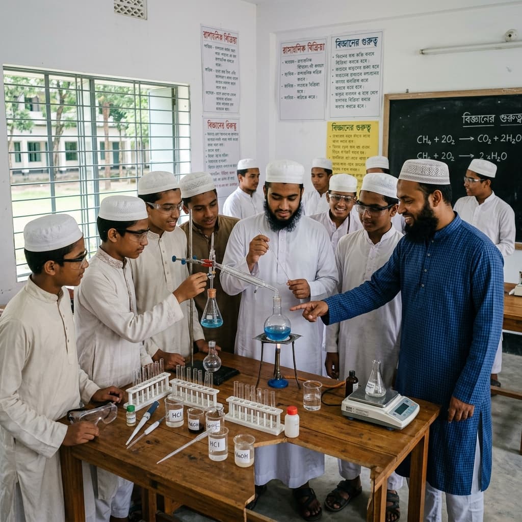 মাদ্রাসায় বিজ্ঞান চর্চা: একটি ইতিবাচক পদক্ষেপ