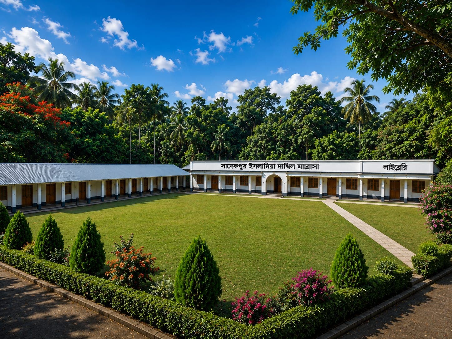 মাদরাসার শিক্ষাঙ্গন